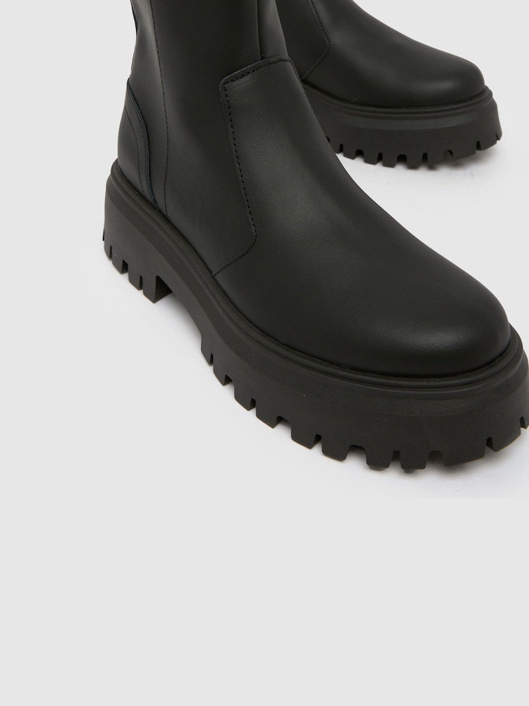 Schuh Ander Suede Chunky Boots - Image 4 of 4