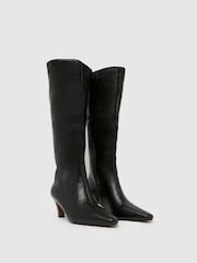 Schuh Delia Knee High Black Boots - Image 2 of 4