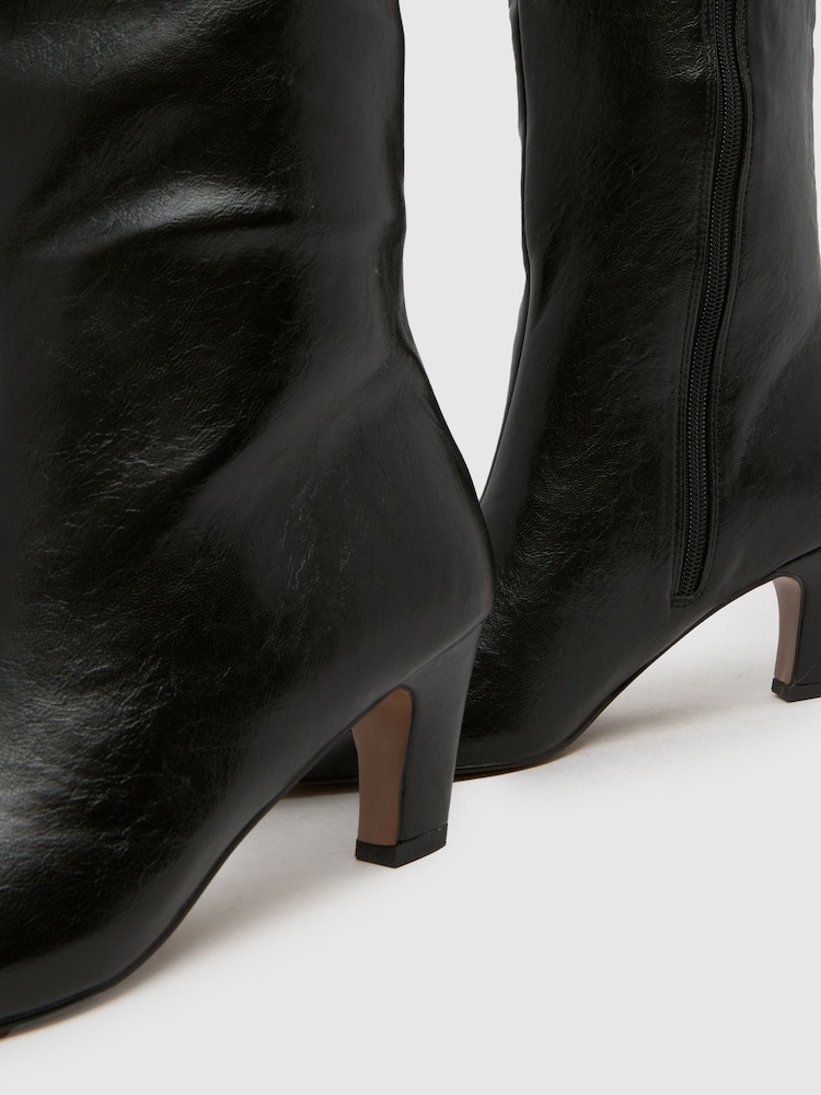 Schuh Delia Knee High Black Boots - Image 4 of 4