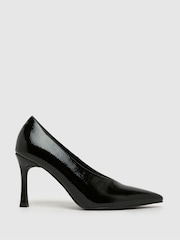 Schuh Shy High Vamp Black Courts - Image 1 of 4