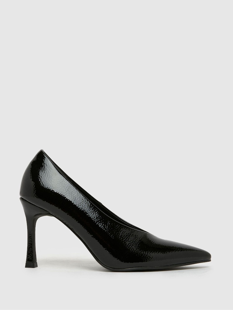Schuh Shy High Vamp Black Courts - Image 1 of 4 Schuh Shy High Vamp Black Courts - Image 1 of 4