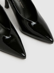 Schuh Shy High Vamp Black Courts - Image 4 of 4