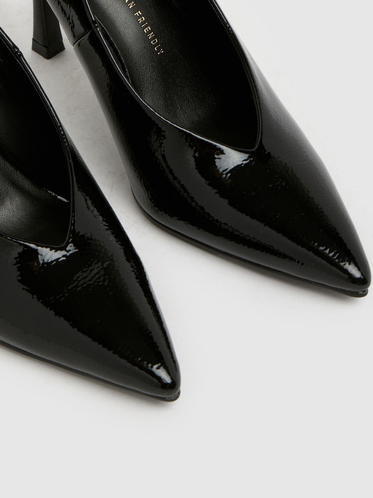 Schuh Shy High Vamp Black Courts - Image 4 of 4 Schuh Shy High Vamp Black Courts - Image 4 of 4