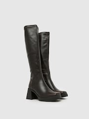 Schuh Doja Platform Knee High Boots - Image 2 of 4