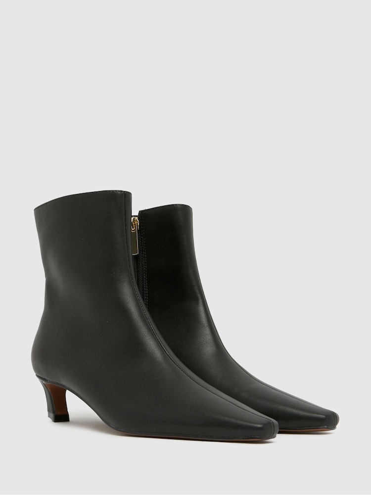 Preto - Schuh Bexley Kitten Boots - Imagem 2 de 4