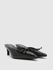 Schuh Salma Point Mule Court Black Shoes - Image 2 of 4