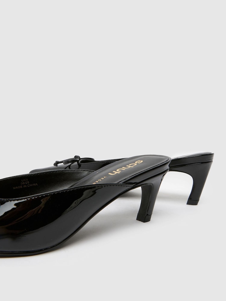 Schuh Salma Point Mule Court Black Shoes - Image 4 of 4