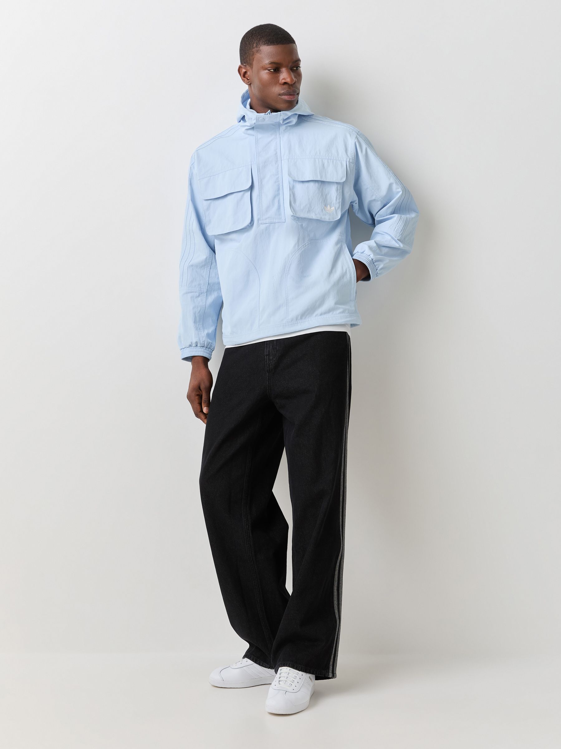 Buy adidas Originals Light Blue Britcore Parka from Next USA