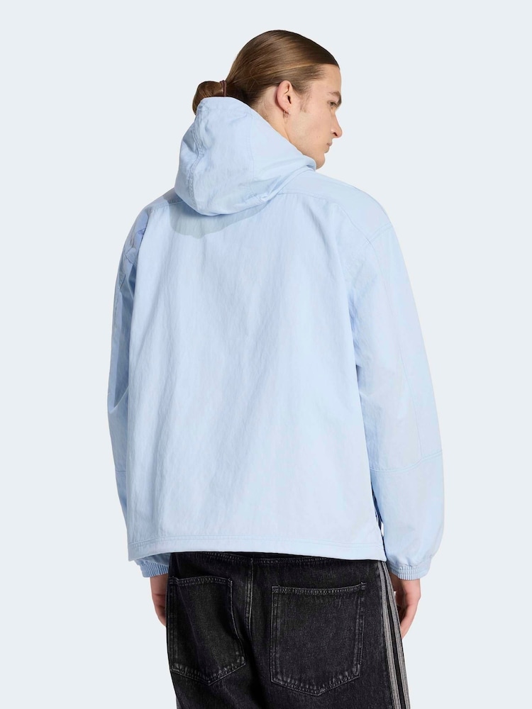 adidas Originals Light Blue Britcore Parka - Image 2 of 6