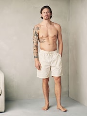 Green/Ecru Woven Stripe Pyjama Shorts 2 Pack - Image 4 of 17