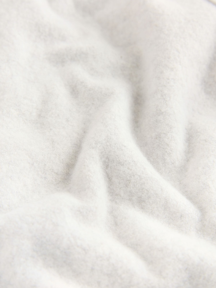 White Fleece Joggers - Image 3 of 3