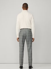 Hack Glen Check Peak Lapel Black Jacket - Image 4 of 7