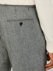 Hack Glen Check Peak Lapel Black Jacket - Image 5 of 7