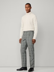 Hack Glen Check Peak Lapel Black Jacket - Image 7 of 7