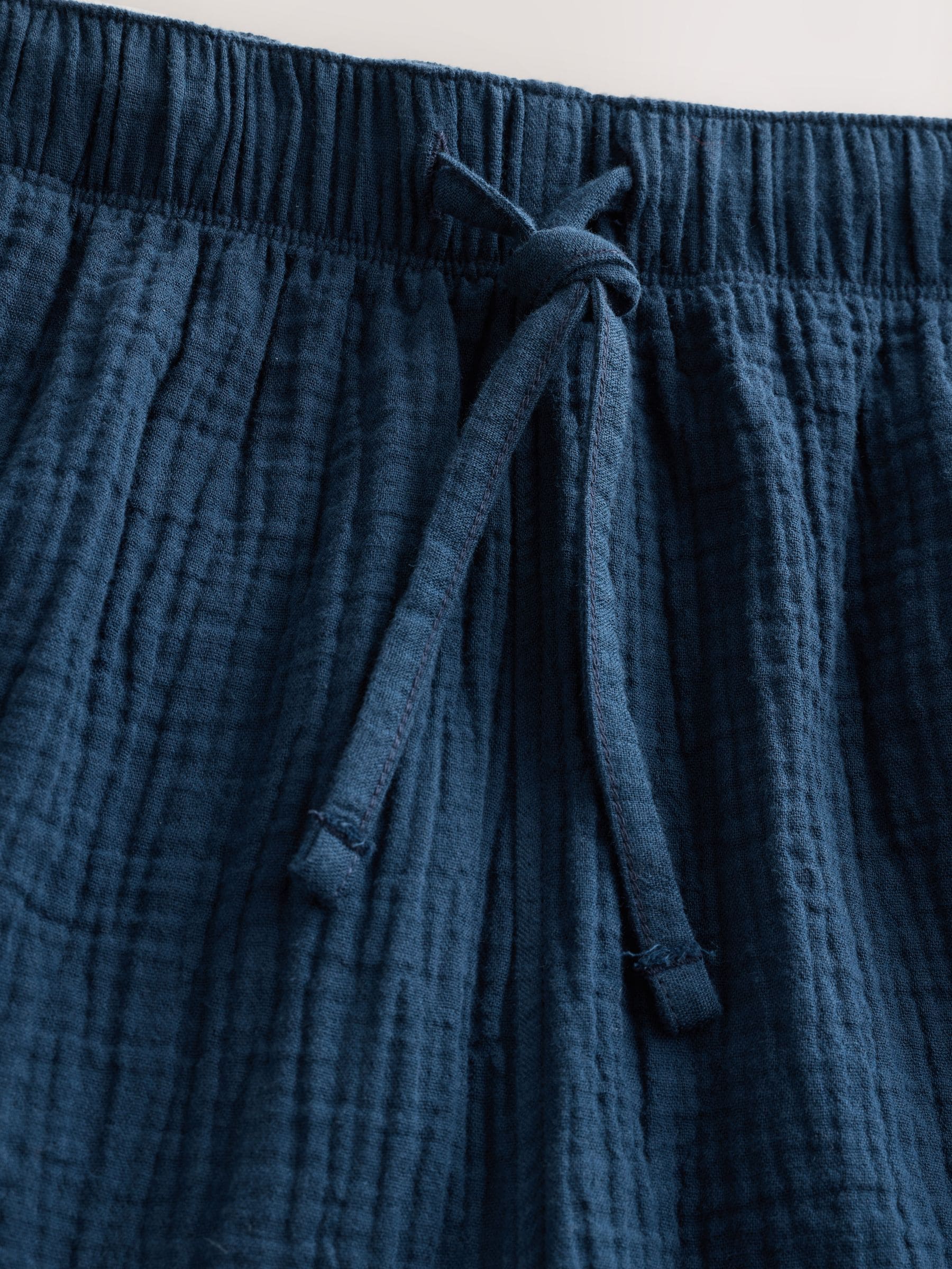 Buy Navy/ Grey/ Rust Cheesecloth Shorts 3 Pack from Next Romania