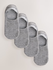 Grey Modal Invisible Socks 4 Pack - Image 1 of 7