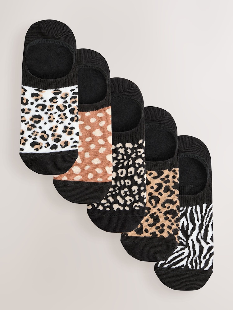 črna Animal - Komplet 5 parov nizkih športnih nogavic - Slika 1 iz 8 črna Animal - Komplet 5 parov nizkih športnih nogavic - Slika 1 iz 8