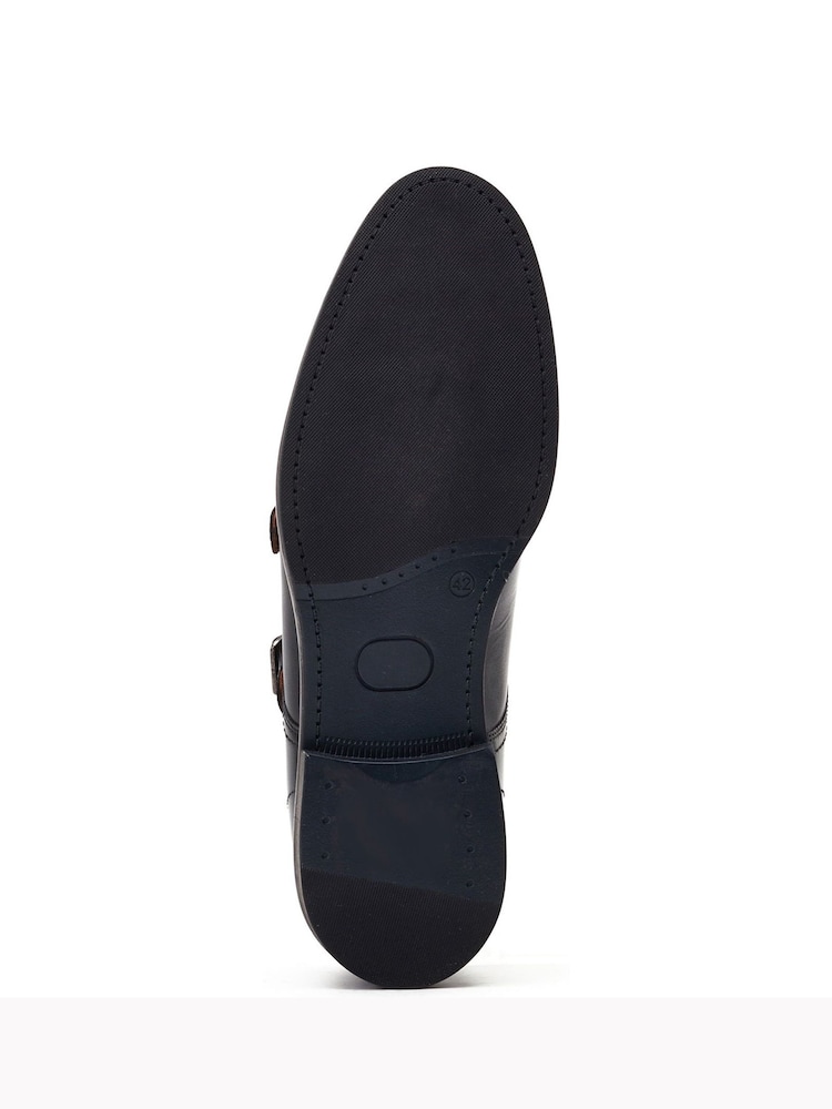 Base London Black Diablo Monk Shoe - Image 5 of 5