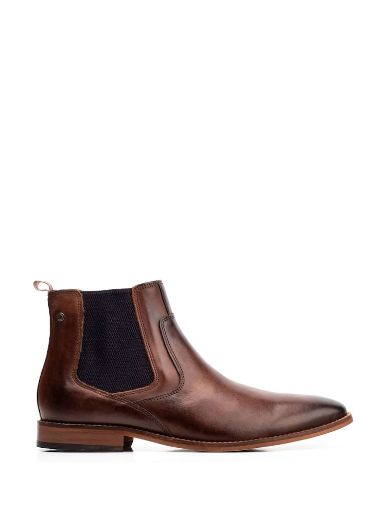 Base London Burnt Brown Scout Chelsea Boot - Image 1 of 5 Base London Burnt Brown Scout Chelsea Boot - Image 1 of 5