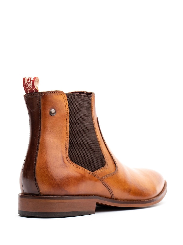 Base London Tan Brown Scout Chelsea Boot - Image 2 of 4 Base London Tan Brown Scout Chelsea Boot - Image 2 of 4