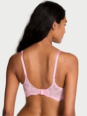 Victoria's Secret Petal Pink Push Up Lace Bra - Image 2 of 2
