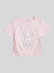 Juicy Couture Pink Slogan T-Shirt - Image 5 of 7