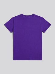 Juicy Couture Purple Diamante Fitted T-Shirt - Image 5 of 6