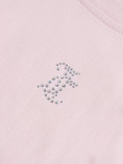Juicy Couture Pink Baby Diamante Arm Long Sleeve T-Shirt - Image 7 of 8