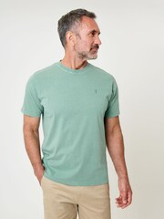 Saltwell Garment Dye Cotton Jersey Crew Neck T-Shirt - Image 1 of 4
