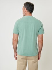 Saltwell Garment Dye Cotton Jersey Crew Neck T-Shirt - Image 2 of 4