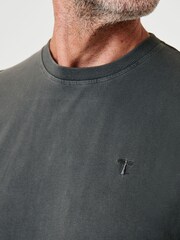Saltwell Garment Dye Cotton Jersey Crew Neck T-Shirt - Image 4 of 4