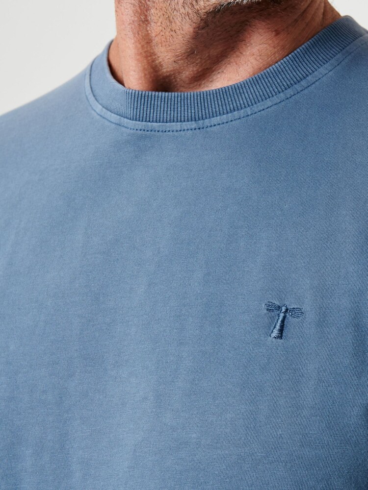Saltwell Garment Dye Cotton Jersey Crew Neck T-Shirt - Image 4 of 4 Saltwell Garment Dye Cotton Jersey Crew Neck T-Shirt - Image 4 of 4