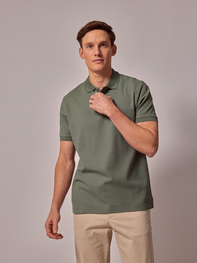 Hawes & Curtis Green Short Sleeve Polo Shirt - Image 1 of 2
