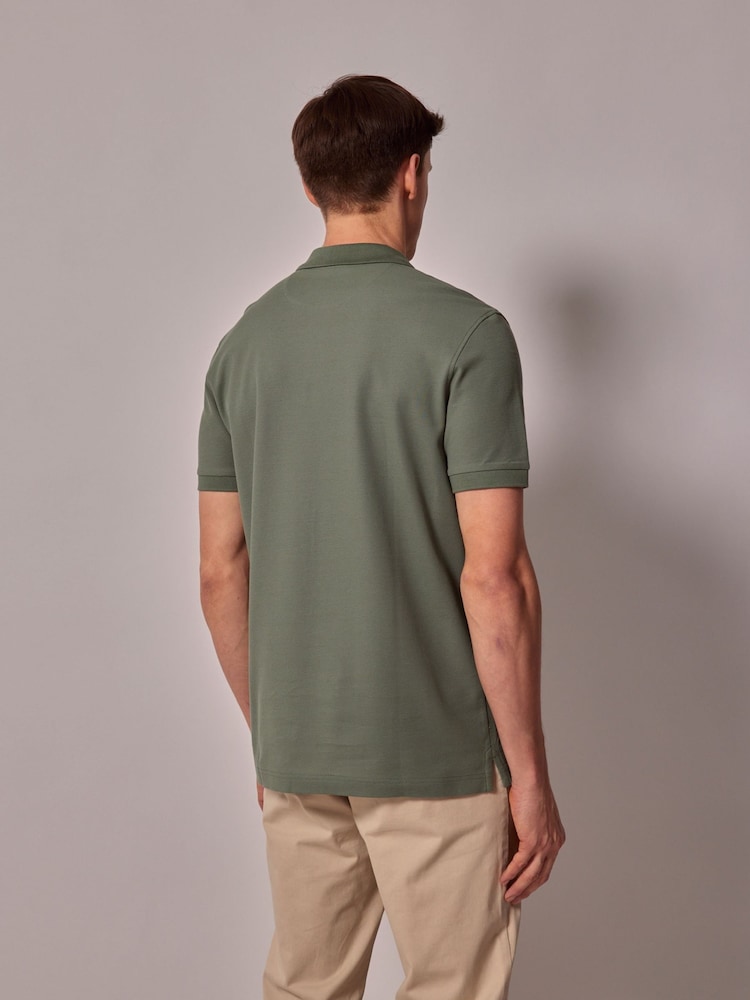 Hawes & Curtis Green Short Sleeve Polo Shirt - Image 2 of 2