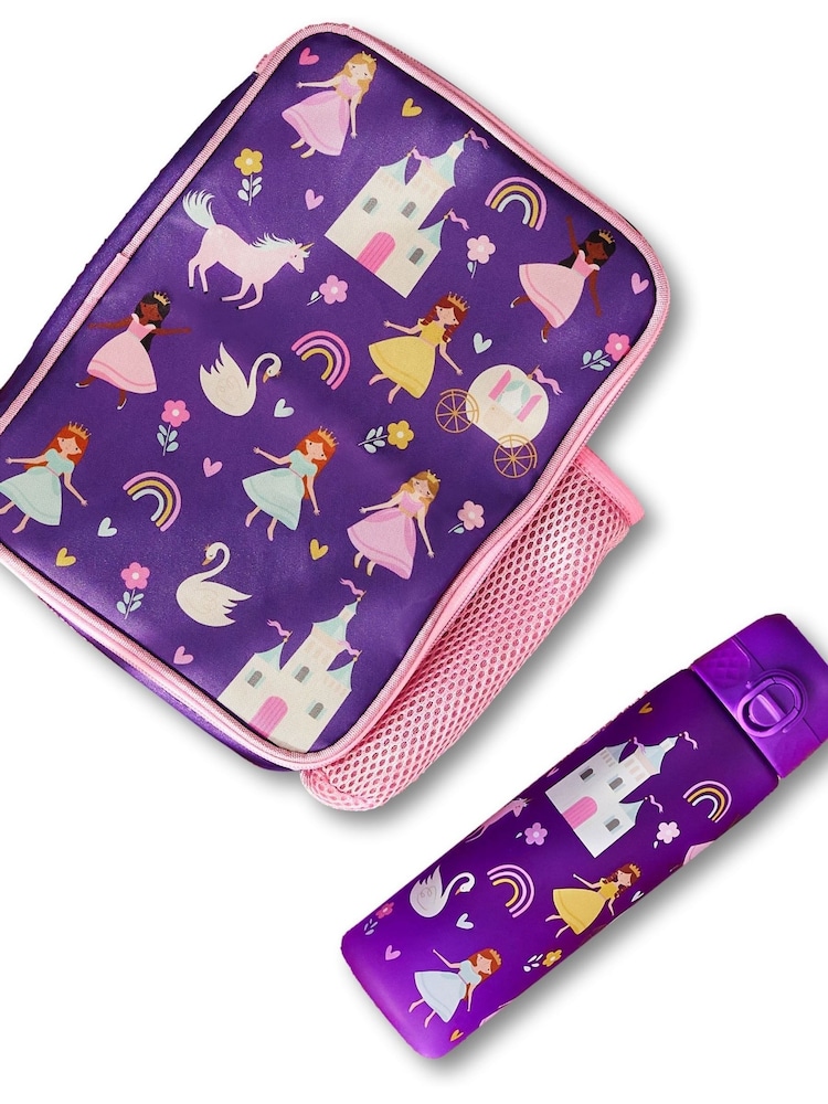 Ion8 Princess Lunch Bag & Leakproof Recyclon Water Bottle Bundle - Image 1 of 6
