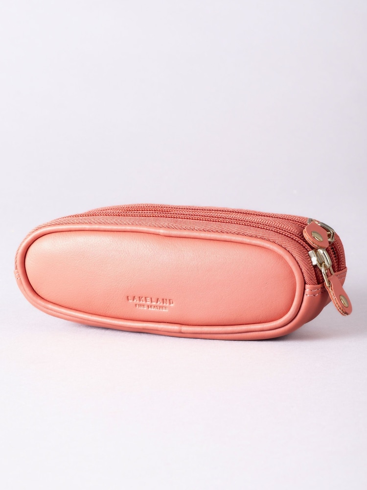 Lakeland Leather Orange Glasses Case - Image 2 of 5 Lakeland Leather Orange Glasses Case - Image 2 of 5