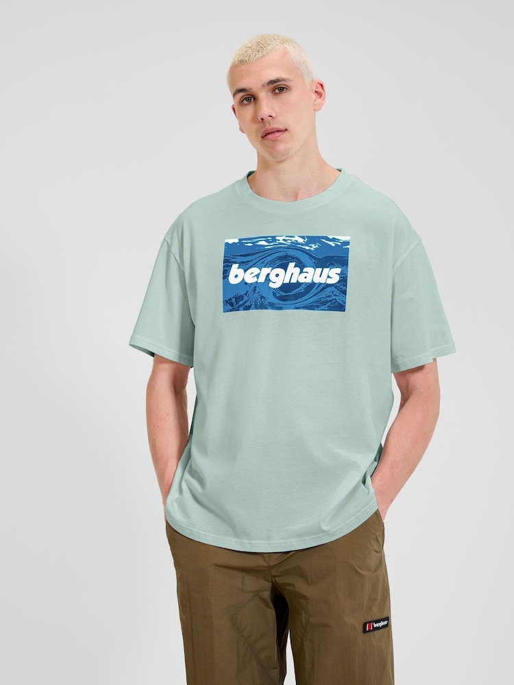 Berghaus Green Twisted Skies T-Shirt - Image 1 of 7