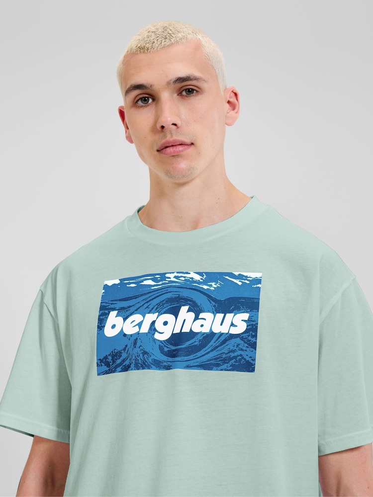 Berghaus Green Twisted Skies T-Shirt - Image 2 of 7