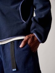 Penfield Blue Mens Graylock Quarter  Zip Fleece - Image 6 of 9