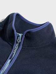 Penfield Blue Mens Graylock Quarter  Zip Fleece - Image 8 of 9