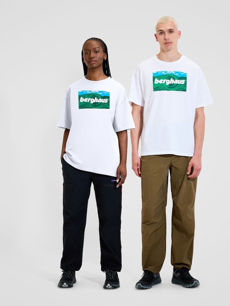 Berghaus White Twisted Skies T-Shirt - Image 2 of 8