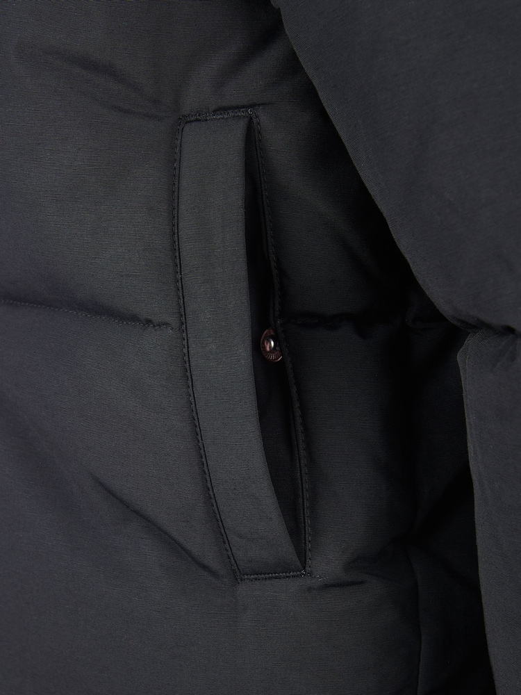 Чорний - New Balance Широкий стьобаний куртка - Image 11 of 11