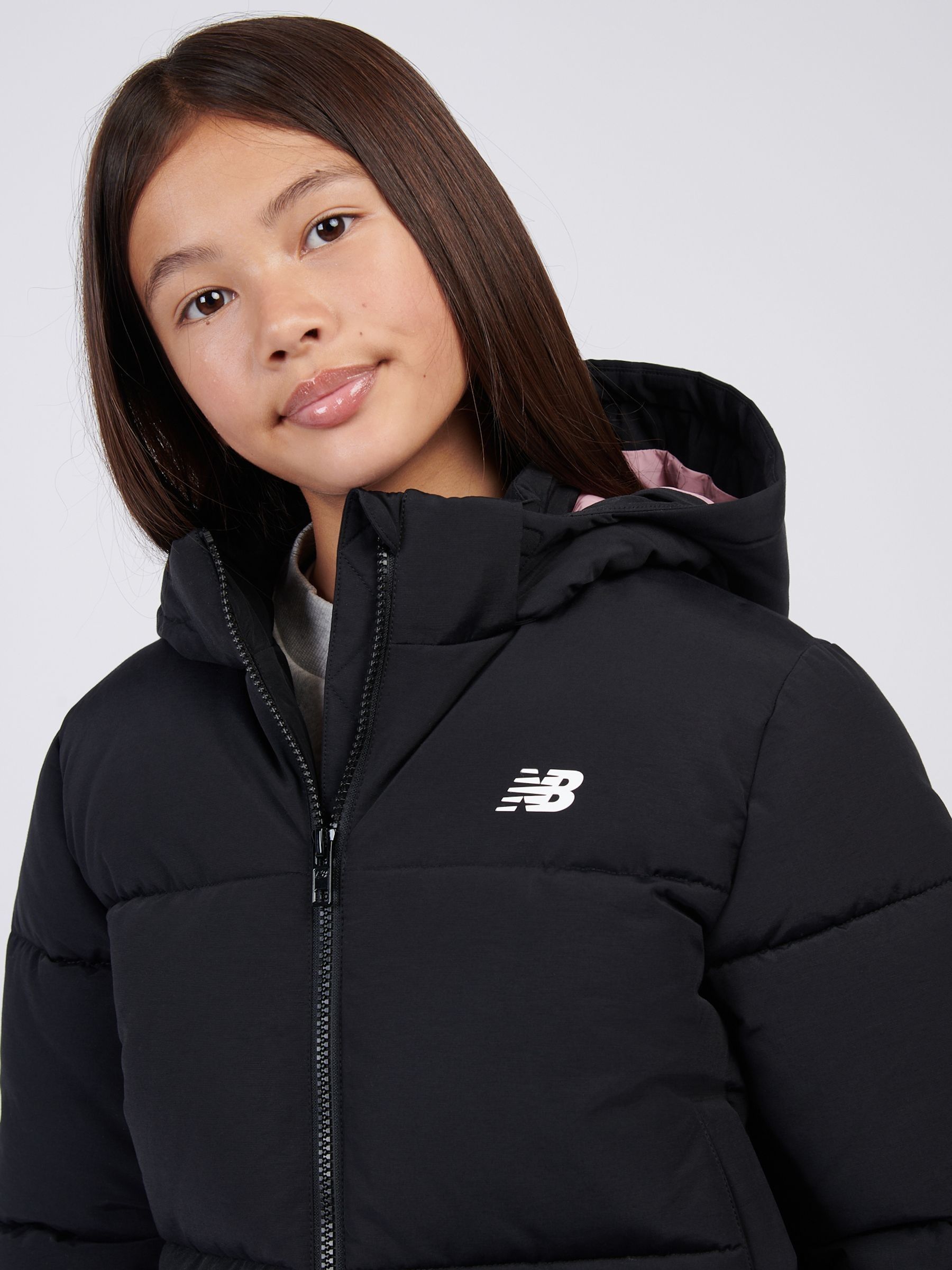 Buy New Balance Black Wide Baffle Puffer Jacket from Next USA