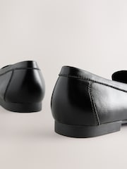 Black Extra Wide Fit Forever Comfort® Ruched Loafers - Image 5 of 5