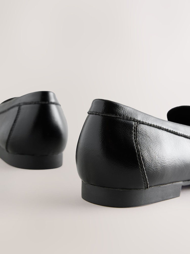 Black Extra Wide Fit Forever Comfort® Ruched Loafers - Image 5 of 5 Black Extra Wide Fit Forever Comfort® Ruched Loafers - Image 5 of 5