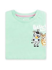 Character Green Bluey And Bingo Animal Print Costume T-Shirt - Image 4 of 12