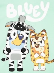 Character Green Bluey And Bingo Animal Print Costume T-Shirt - Image 1 of 1