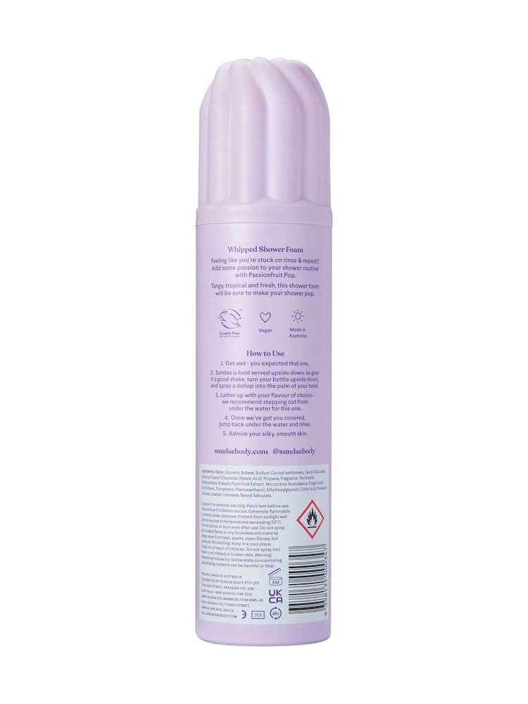 Sundae Passionfruit Pop Whipped Shower Foam - Image 4 of 4