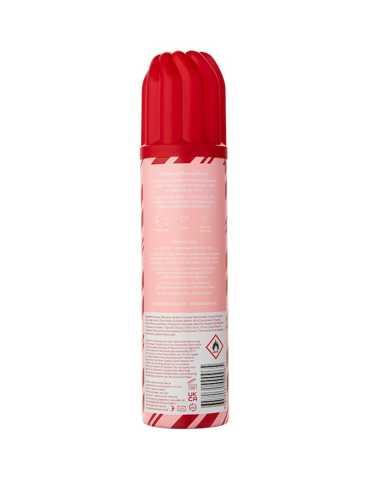 Sundae Candy Cane Whipped Shower Foam 265ml - Image 2 of 2