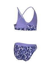 أرجواني - Nike Animal Print Lace Up Bikini Set - Image 7 of 8